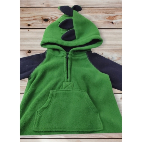 Baby Gap Romper Hooded Fleece Bodysuit Size 0-3 Mos - Picture 3 of 9